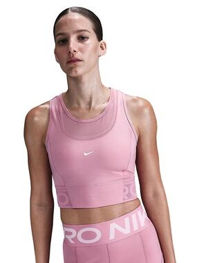 NWT Nike Pro Dri-Fit Women’s Pink Cropped Training Tank Medium